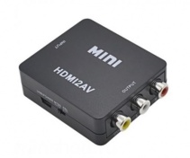 Конвертер HDMI to RCA (стерео аудио и видео) mini HDMI2AV