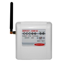 Прибор приемно-контрольный охранно-пожарный GSM Версет GSM-02, 2 ШС